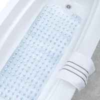 Tappetini da bagno tappetino per doccia non slip in PVC Sicurezza del bagno assorbente Accessori per massaggio antibatterico per massaggio antibatterico
