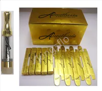 Anesthesie Cartridge Atomizer Volledige Gouden 1ml Lege Vape Pen Winkelwagens Glas Tank Dikke Olie Vaporizer 510 Draad E Sigaretten