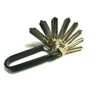 Keychains Unisex Portable Mini Tool Key Clip di alta qualità Durevole Semplice cartella Pocket Holder Organizer