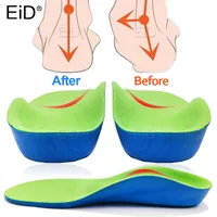 EVA 3D Orthesen Einlegesohlen Flache Füße Kinder und Kinder Bogen Stützeinspeise für Ochsenbeine Kind Orthopädische Schuhe Fußpflegeeinsatz