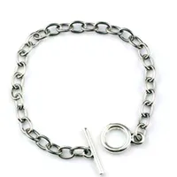 10pcs / lots Bracelet en acier inoxydable Fit Dangles Charms Pendentifs 17-21cm Accessoires de DIY