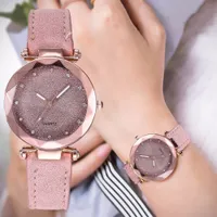 Diseñador Luxury Brand Watches Ladies Fashion Coreano Rhinestone Rose Gold Cuarzo Cinturón Femenino Es reloj Mujeres Es #VK