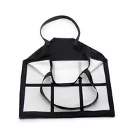 Leerer Sublimationsgitter-Taschen-Tasche weiße DIY-Wärmeübertragung Sudoku-Shopping-Tasche Doppel-Seiten-GridView wiederverwendbare Aufbewahrungstaschen Handtasche F102001
