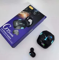 G7S Gaming Headset TWS sans fil Bluetooth Compatible Bluetooth 5.1 Écouteur LED Affichage à faible latence Sports Écouteurs imperméables Écouteurs avec boîte de vente au détail Nouveau