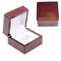 Rings Boxes Gift Boxes Championship Ring Jewelry Boxes Wooden Box 6.6*6.6*4.5cm