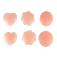 Populär sexig återanvändbar silikon bh nippel täcker bröst pasties självhäftande bröstvårtor patch naken bekväm för kvinnor