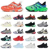 Original Triple S Track 3.0 Outdoor Shoes For Mens Paris Brand Grey Purpe Black Pink Green Royal Blue Shadow Yellow Athletic Platform Sneakers Trainers Size 36-45