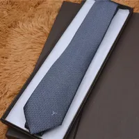 Design Mens Ties Fashion Neck Tie Letter Printed Luxurys Designers Business Cravate Neckwear