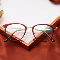 Солнцезащитные очки Lamopur старинные женские очки кадр мужчин металлические оптические очки 2021 мода прозрачные очки 54C-168