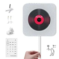 CD-плеер настенный монтируемый Bluetooth портативный 7 дюймов Home Audio Boombox Музыка с дистанционным управлением FM-радио Настроенные HiFi динамики USB MP3 3,5 мм