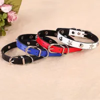 Dog Collars & Leashes Cat Collar With Stars Soft Necklace Leash Strap For Pets Cats Adjustable Alloy Buckle Dogs Accesories Pet Supplies
