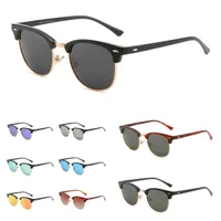 Chaîne de luxe de la marque Polarize Mens Sunglasses UV400 Lunettes de lunettes de lunettes métalliques Cadre en métal Polaroid Lentilles de soleil