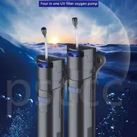 SUNSUN aquarium built-in filter three-in-one fish tank filter multi-function circulation filter pump built-in kill UV lamp Y200922