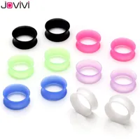 Other Jovivi 18mm Silicone Flexible Ear Flesh Tunnel Soft Gauge Plugs Piercing Stretcher Expander Hollow Jewelry