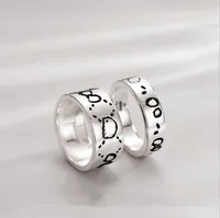 Skull Stainless Steel Band Ring Classic Women Couple Party Wedding Jewelry Men Punk Rings Size 5-11