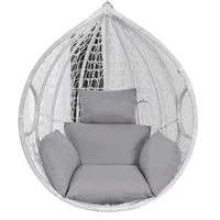 Kampeermeubilair opknoping hangmat stoel swingende tuin outdoor zachte zitkussen 220 kg slaapzaal slaapkamer terug met kussen