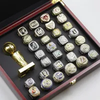 1967 to 2021 Basketball City Team champions Championship Ring Set With Wooden Box Souvenir Men Women Boy Fan Brithday Gift 2021 Hip hop Jewelry Sport Punk