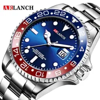 Arlanch 판매 남성 Quatz 시계 스포츠 S 시계 탑 브랜드 럭셔리 방수 전체 강철 쿼츠 시계 Relogio Masculino 220225