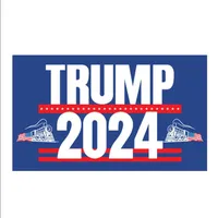 2024 Trump Train Bandeira 90 * 150cm Trump Flags EUA Eleição Presidencial Trump Bandeira Bandeira 2024 3 * 5ft