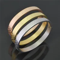 Bangle hoog gepolijst 8mm multi vierkante armbanden voor vrouw luxe designs sieraden mode goud kleur roestvrij staal bruiloft armbanden