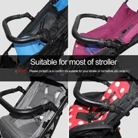 Spacery # Akcesoria wózek Baby Bumper Bar Skórzany Podkoszulka Podłęknik1
