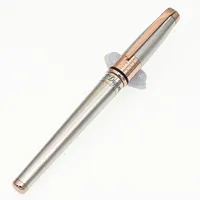 Penna dorata della penna di alta qualità della penna d'oro delle linee del metallo della penna del metallo della penna a sfera del metallo