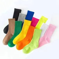 Дизайнерский дизайн роскошные чулки мужские женские носки 100% хлопчатобумажные чулки высококачественные милые удобные длинные носки буква шаблон 12 цвет
