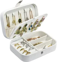Travel Jewelrys Organizer Case Bracelet Portable Jewellery Storage Holder Display For Ring Earrings Bangle Necklace Women Small Jewel jllsMR