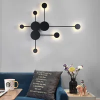 Konststil Nordisk Dekorativ Vägglampa Minimalistisk Creative Aisle Living Room Light