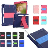 3 In 1 Defender Kids Case Strong Hard PC Hybird Shockproof Smart Stand Cover voor iPad 11 2021 10.2 10.9 9.7 12.9 AIR 2 4 5 6 7 8 Tab A7 Lite Tab A 10.1
