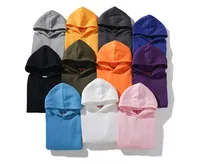Качественные моды Мужчины капюшонов осень мужской хип-хоп O-образным вырезом пуловер толстовки мужские модные твердые цвета