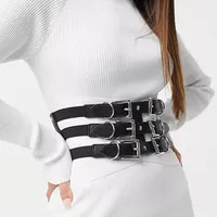 Belts Plus Size Corset Belt Elastic Wide For Women High Quality Stretch Cummerbunds Punk Gothic Ceinture Femme Big Strap