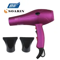hair dryer SOARIN Home high power hair dryer purple professional dresser equipment for salon thermostat