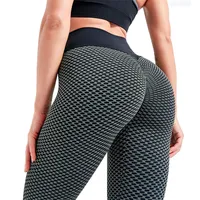 Yoga Outfits Oefening Fitness Womens Workout Draag Dames Panty Lift Hoge getailleerde Broek Diepgrijze Atletische Kleding Sneldrogend Sweat Wicking High Stretch Comfy Soft