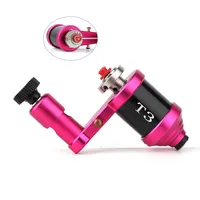 Rotary Tattoo Machine Gun Aluminum Frame Eccentric Steel DC Connected 4.5W Motor Shader and Liner Fine Control for Beginner 210324