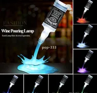 Jogo de novidade despeje a lâmpada LED Night Light Wine 3D Recarregável USB Touch Interruptor de Fantasia Garrafa de Fantasia Festa de bar