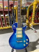 Custom LP Guitarra eléctrica Ace Frehley Humbucker Pickups Diapasón de palisandro Cuerpo de caoba Guitarra de alta calidad Guitarra