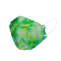 Vuxenmask Korean Willow-Leaf Fish Mouth Color Digital Printing Star Masks Fyra lager