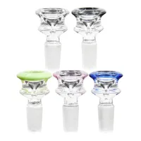 hookah 14mm 18mm Glass Bowls Mix color Bong Bowl Male Piece For Water Pipe Dab Rig Smoking accessrioes