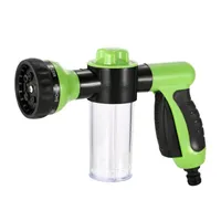 Bewässerungsausrüstungen Hochdruckschaum Autowaschwasserpistole leistungsstarke Reinigungswerkzeug Gartenschlauchdüse Verstellbarer Duschspray