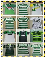 Celtic Retro Soccer Jerseys 1980 1995 1997 1998 1999 Camicie da calcio Larsson Classic Vintage Black Sutton 2005 2006 Kit di calcio Top
