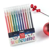 Kleur flash pen set neutrale gemengde schattige snoep leren briefpapier dagboek jongens en meisjes DIY student levert 2021 gel pennen