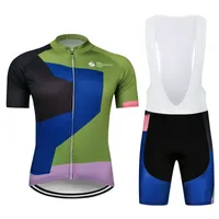 Męska drużyna rowerowa 2021 Set Jersey BIB Szorty Kits Pro Cyclings Teams Outfits Shirt