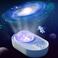 Galaxy Projector Light Starry Sky Projector Night Lights Spaceship LED Projection Lamp Bluetooth Speaker For Kids Bedroom Gifts