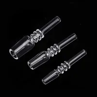 100% Quartz Nail Tips Smoking Accessories 10mm 14mm 18mm Male Joint for NCkit Dab Rig Bong wholesale price