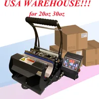 local warehouse!!! sublimation machine Tumbler Press Heat Press Transfer Machine for 20oz 30oz Skinny straight tumblers