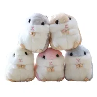 Bonitos Meninas Fluffy Mini Hamster Keychain Mulheres Faux Pel Pompom Chaveiro Chaveiro Bolsa Bolsa Chave Chave Titular Jóias Festa de Jóias Gift1 555 Q2