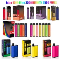 Extra Ultra Infinity Daape Peen Electronic Cigarettes Kit 850mah Аккумулятор 1500 2500 3500 Загониева Предварительно заполненные пара 6 мл POD Bang XXL Flex Float