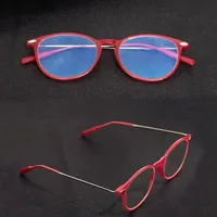 Sonnenbrille Tangowo Runde Anti-Blue Lesebrillen Rahmen Frauen Tragbare Transparente Optische Computerlinsen Frauen Brillen 6019