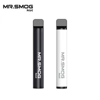 600 puffs Disposable Electronic cigarette mini Pods pre filled MR.SMOG PLUS Vape Pens for sale 20 colors